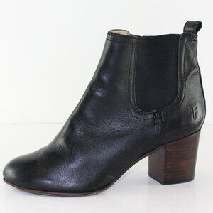 Frye Heeled Leather Bootie Womens (US 6.5/EU 37)